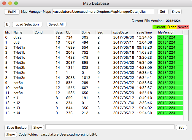 Map Manager Map Database 3203