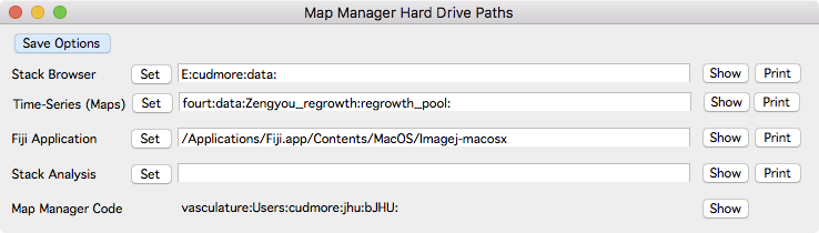 Map Manager Hard Drive Paths